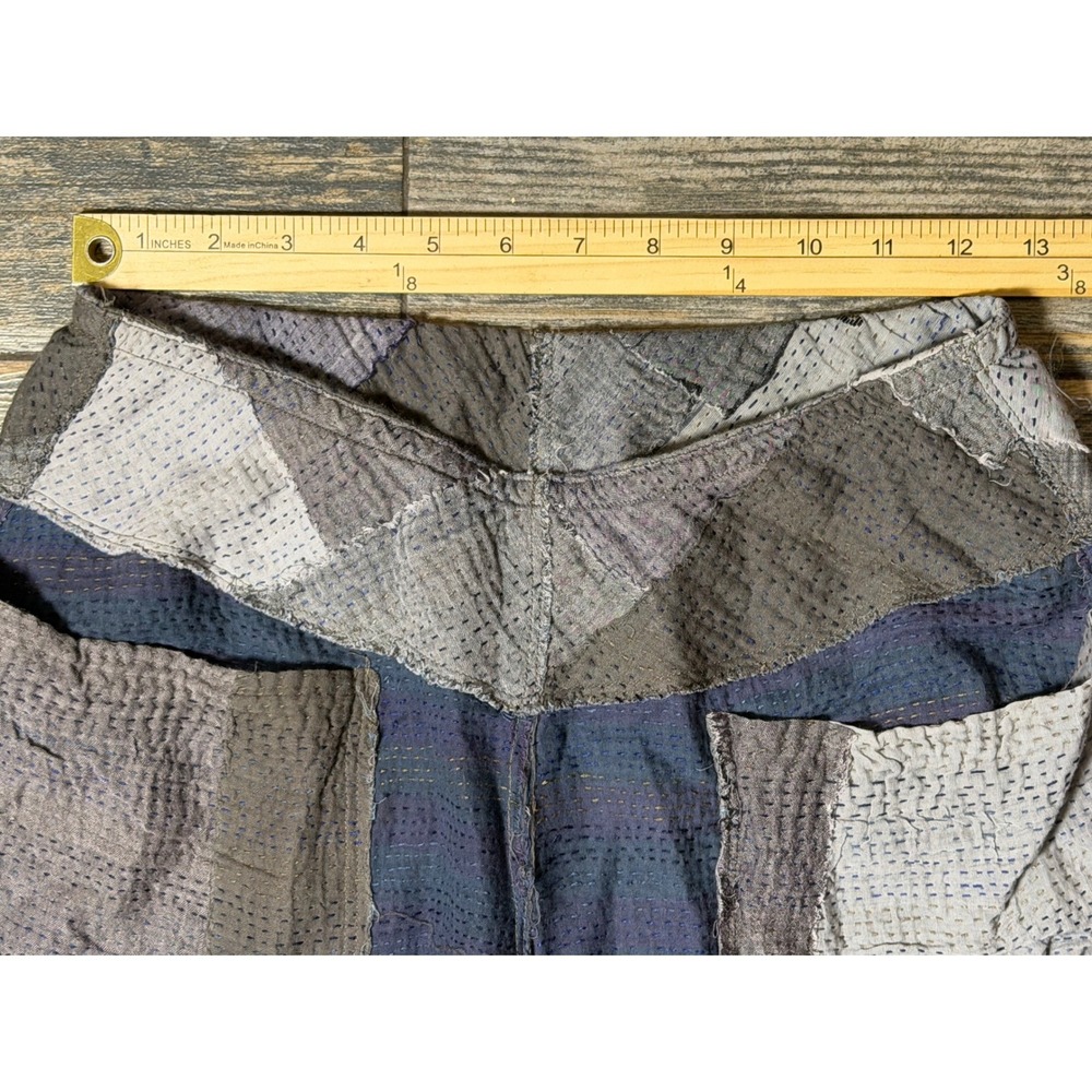 Mieko Mintz Reversible Kantha Patchwork Lantern P… - image 8